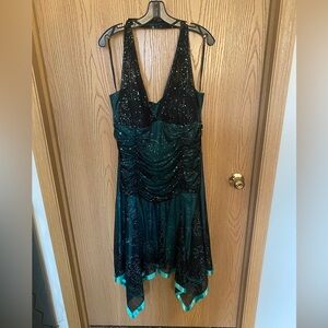 Dress Black/Green Size 3x